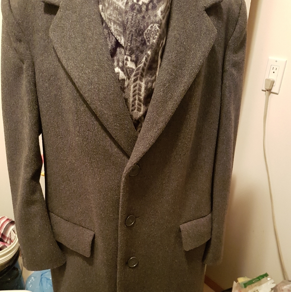 Men's Cashmere/Wool Tailored Overcoat